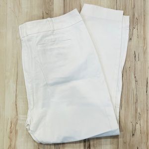 NY&Co Ivory Stretch Pants Size 20